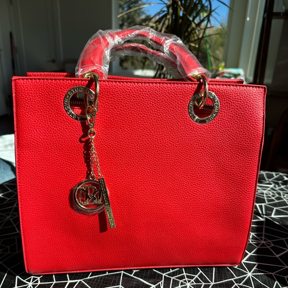 Badgley Mischka Red Crossbody Bag